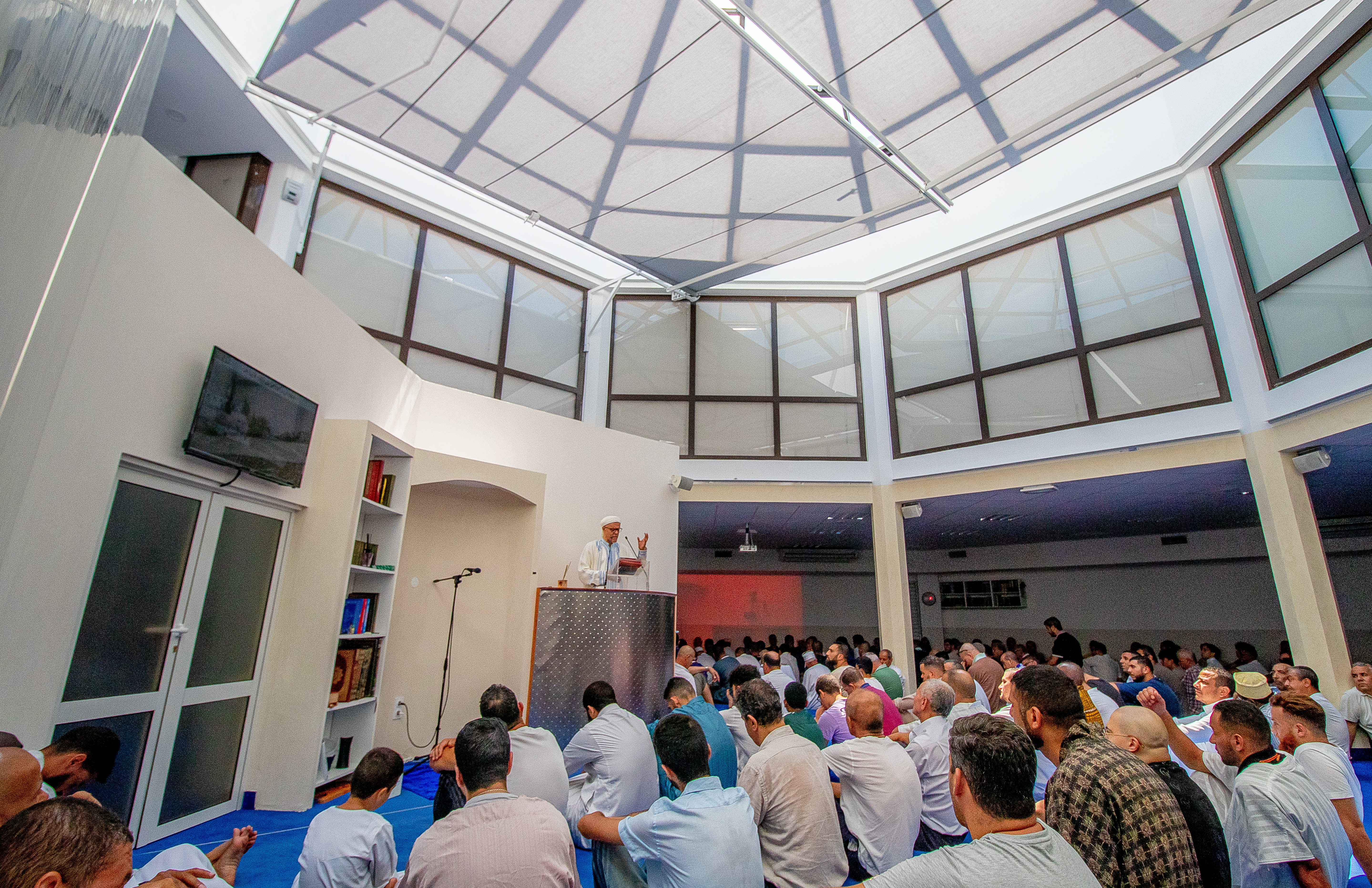 Un prêche à la mosquée