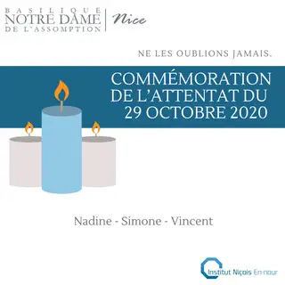 Commémoration de l'attentat de la basilique Notre-Dame