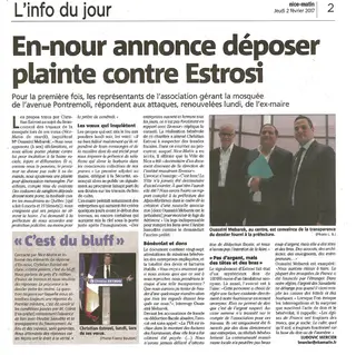 Nice Matin - Ennour annonce déposer plainte contre Estrosi