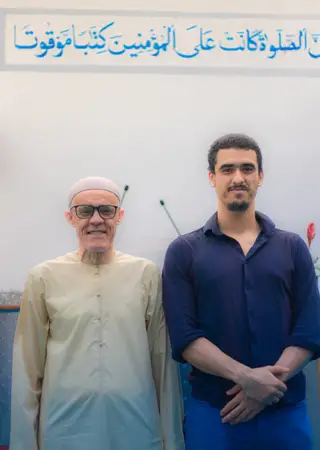 L’imam Mahmoud Benzamia et Ibrahim Daoud