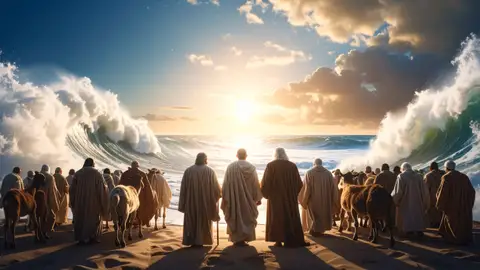 Moïse et son peuple face à la mer